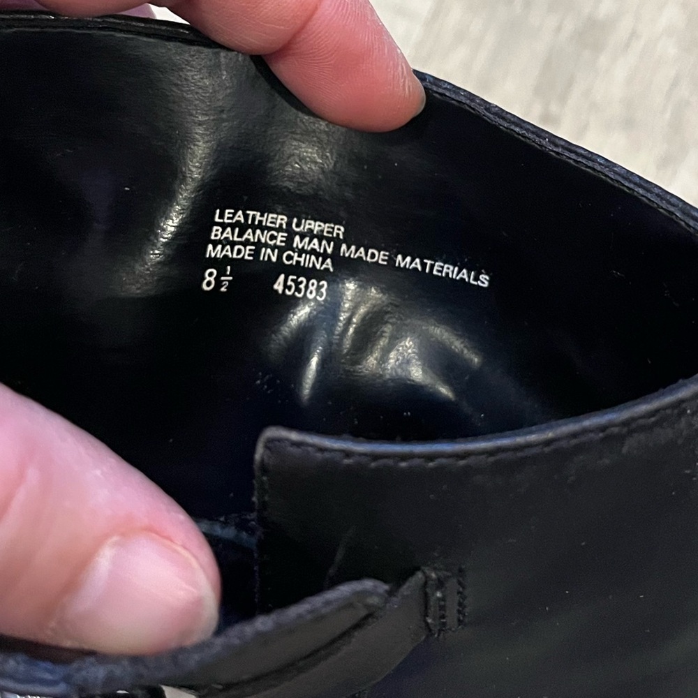 Unlisted Black Leather Boots 8.5 - Picture 6 of 13